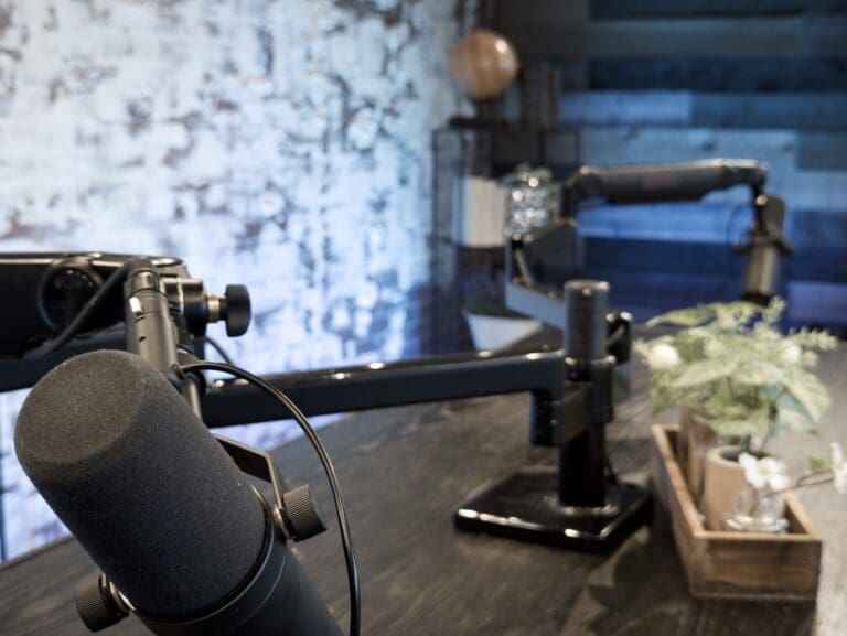 The Colony podcast studio